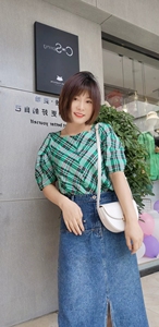 杭州高端品牌女装村上春T2176118小衫新品6.8折促销